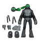 TMNT 5IN FIGURE WITH COMIC (BLACK WHITE & GREEN VARIANT) - MICHAELANGELO (BLACK WHITE & GREEN VARIANT)