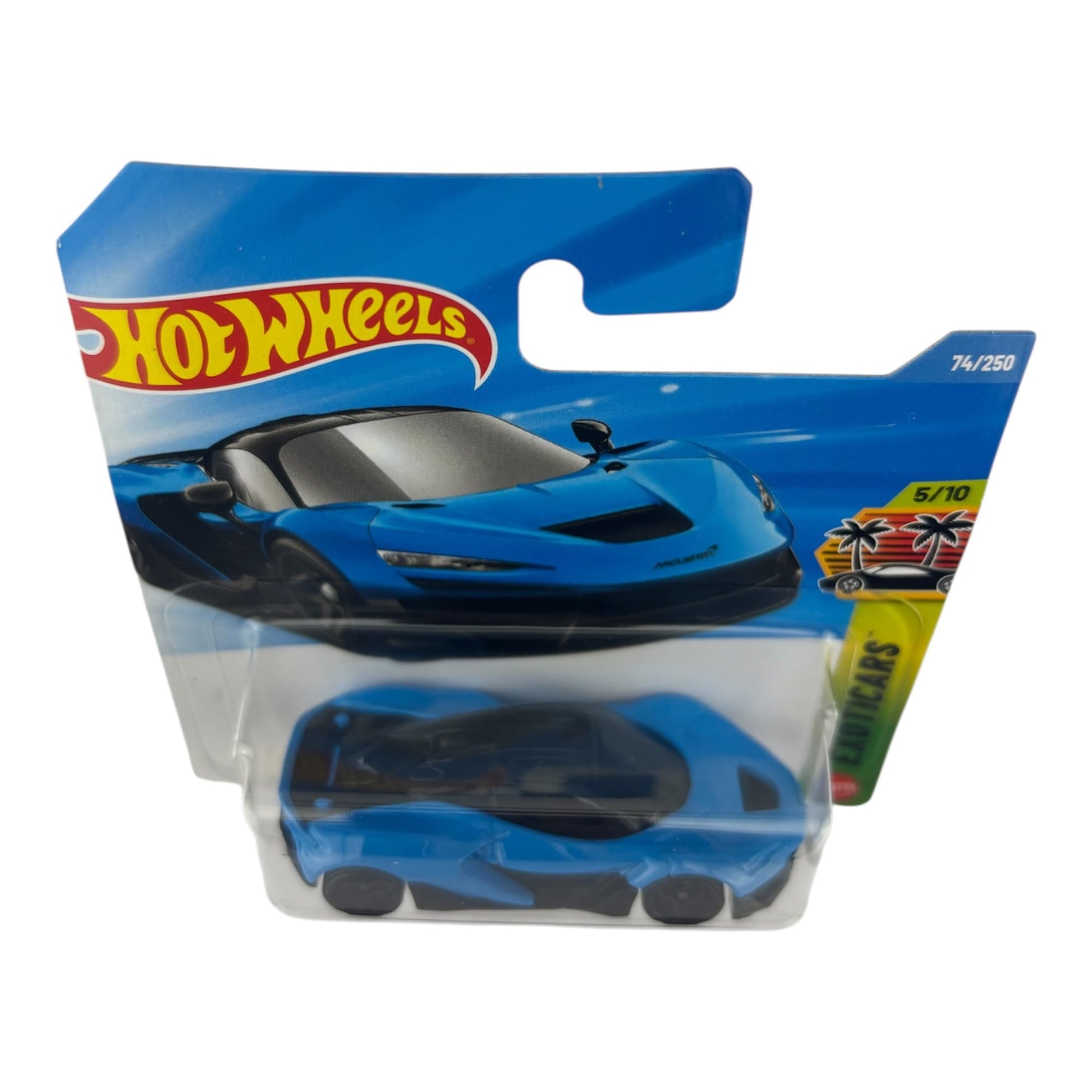 Hot Wheels McLaren W1 [Blue] Exoticars 5/10, 74/250, 1:64 Scale Diecast Toy Vehicle