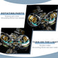 Mechanical Sea Turtle Building Set - 1277 PCS Steampunk Ocean Animal Model Kit with Moving Gears & LED Light, Technic-Style Construction Toy