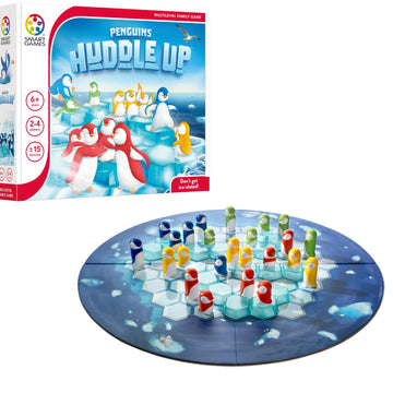 SmartGames Penguins Huddle Up Strategy Game Family Logic Challenge Adventure Ages 6+