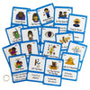 Lilias Proverb Idioms English Grammar Double-Side Learning Flash Cards - 17 Card Set for Homeschool, Preschool, Primary School, ESL, Autism