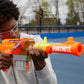 Nerf Fortnite HR Dart Blaster, Ruff Wrap Design, 6-Dart Elite Clip, 6 Nerf Elite Darts, Rotating Bolt Action, Detachable Barrel