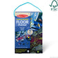 Melissa & Doug Outer Space Glow-in-the-Dark Cardboard Jigsaw Floor Puzzle - 48 Pieces, for Boys and Girls 3+ - FSC-Certified Materials