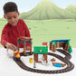 LINCOLN LOGS-Sawmill Express Train - 101 Parts - Real Wood Logs - Buildable Train Track-Ages 3+ - Best Retro Building Gift Set for Boys/Girls-Creative