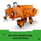 LEGO Minecraft The Fox Building & Pretend Play Toy for Boys & Girls - Poseable Video Game Character for Kids, Ages 10+ - Room Decor for Gaming Fans