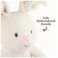 GUND Baby Peek-a-Boo Flora 7-Inch Bunny Squeeze-Activated Plush Toy