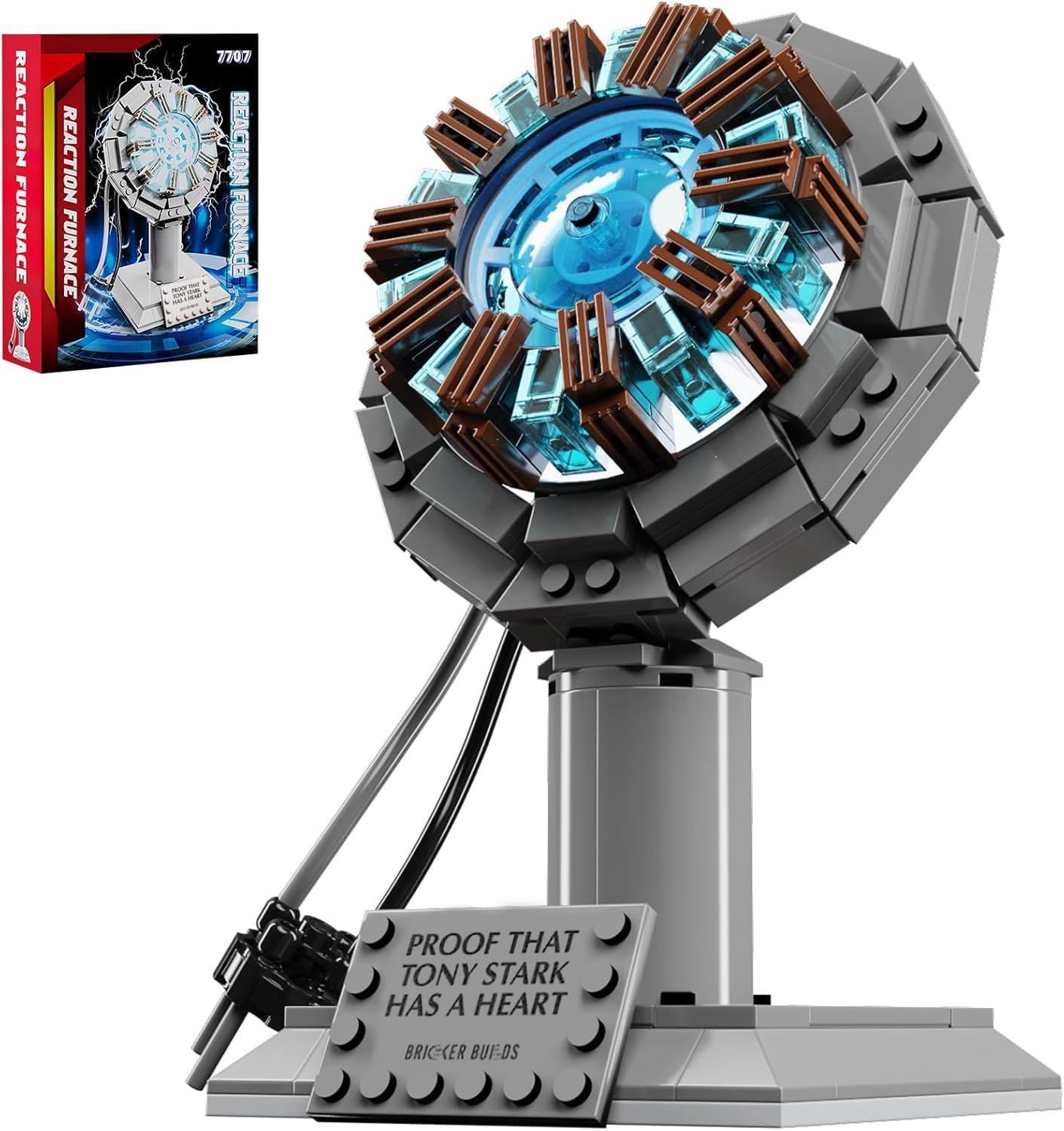 APENGBAOL Arc Reactor Building Block Set, A Model Toy Proof that Tony Has A Heart,A Gift for Adults and Children