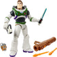 Mattel Disney and Pixar Lightyear Toys, Buzz Lightyear Figure, Fully Equipped 12-in Action Figure with 4 Accessories, Collectible Gifts for Kids