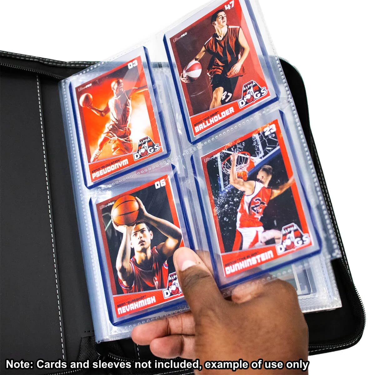 4-Pocket Toploader Zippered Premium PRO-Binder