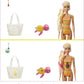 Barbie Color Reveal Foam! Doll & Pet Friend with 25 Surprises: Scented Bubble Solution, Outfits, Hair Extension, Accessories, Kid Bracelet & Charm
