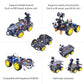 XiaoR Geek Robot Chassis 4WD Robot Car Smart Chassis Kit with 4 TT Motor for Arduino/Raspberry Pi/Jetson Nano, Smart Robotic Car Chassis DIY Learning