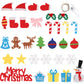 Felt Christmas Tree Set, 3.2ft Wall Hanging DIY Christmas Tree with LED Light Strings Detachable Ornaments DIY Felt Tree Craft Kits for Xmas Gifts