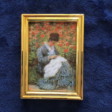 1:12 Scale Dollhouse Miniature Wall Decor Framed World Painting Replica #31