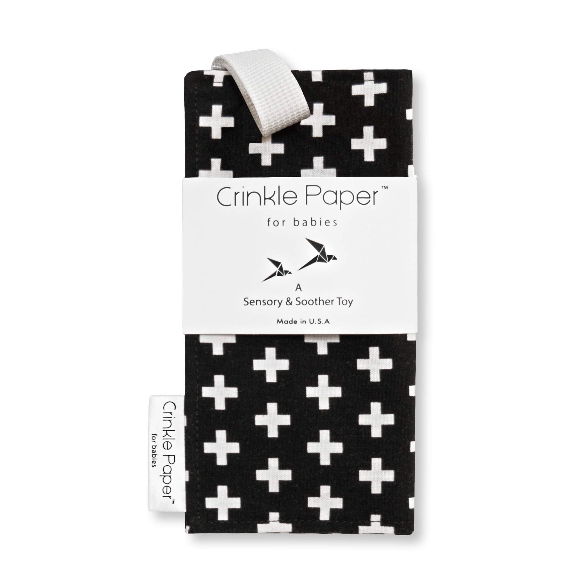 HYAKDesigns Crinkle Paper for Babies by Hyak Designs | High End Luxury Infant Sensory Toy for Fine & Gross Motor Skills. Hand Made Travel Friendly