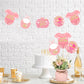 It’s a Girl Centerpiece Sticks, Sweet Pink Gender Reveal Party Decorations - Baby Shower Party Decor - Home Decorations Supplies - 16PCS