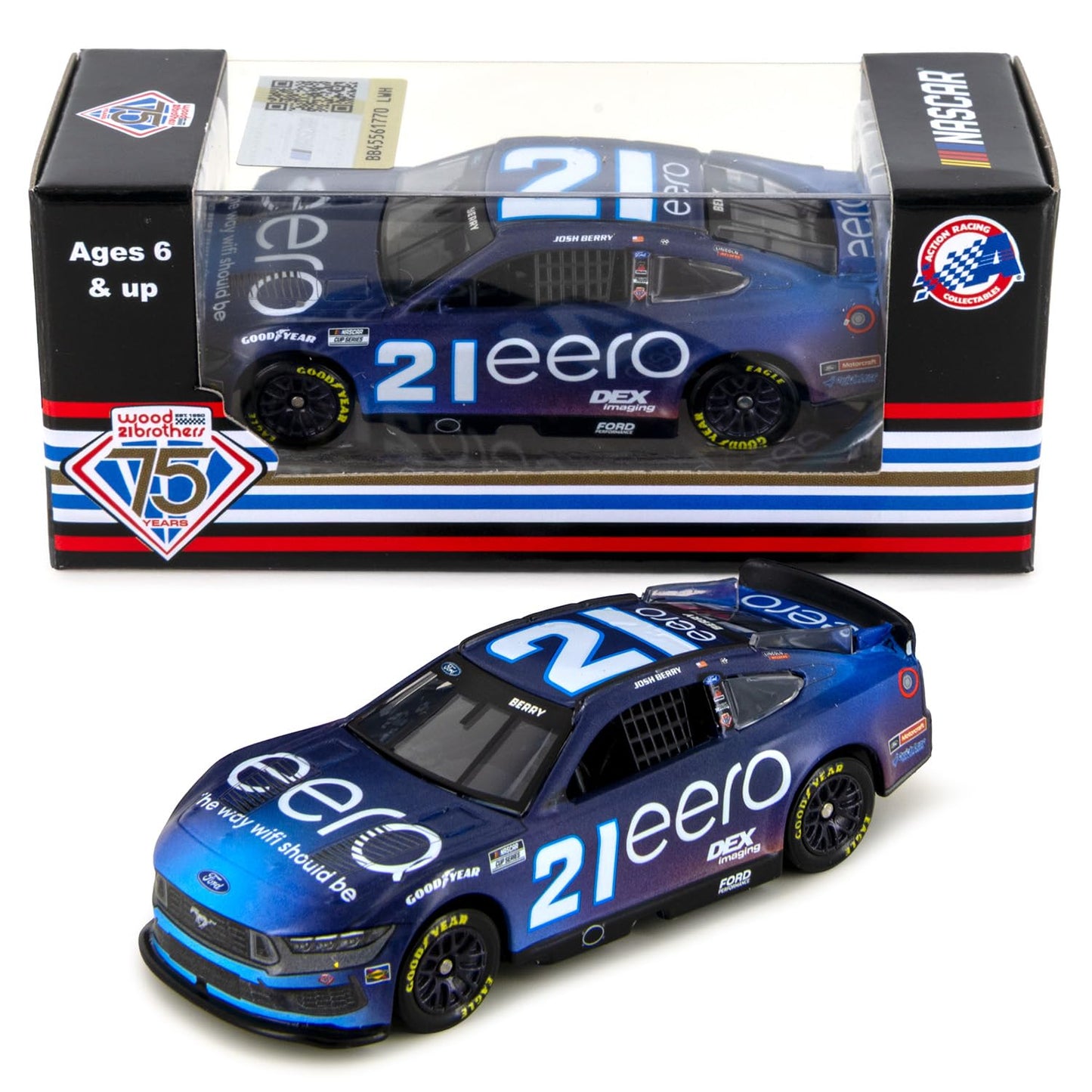 Josh Berry 2025 ero Standard ARC Diecast Car 1:64 Scale