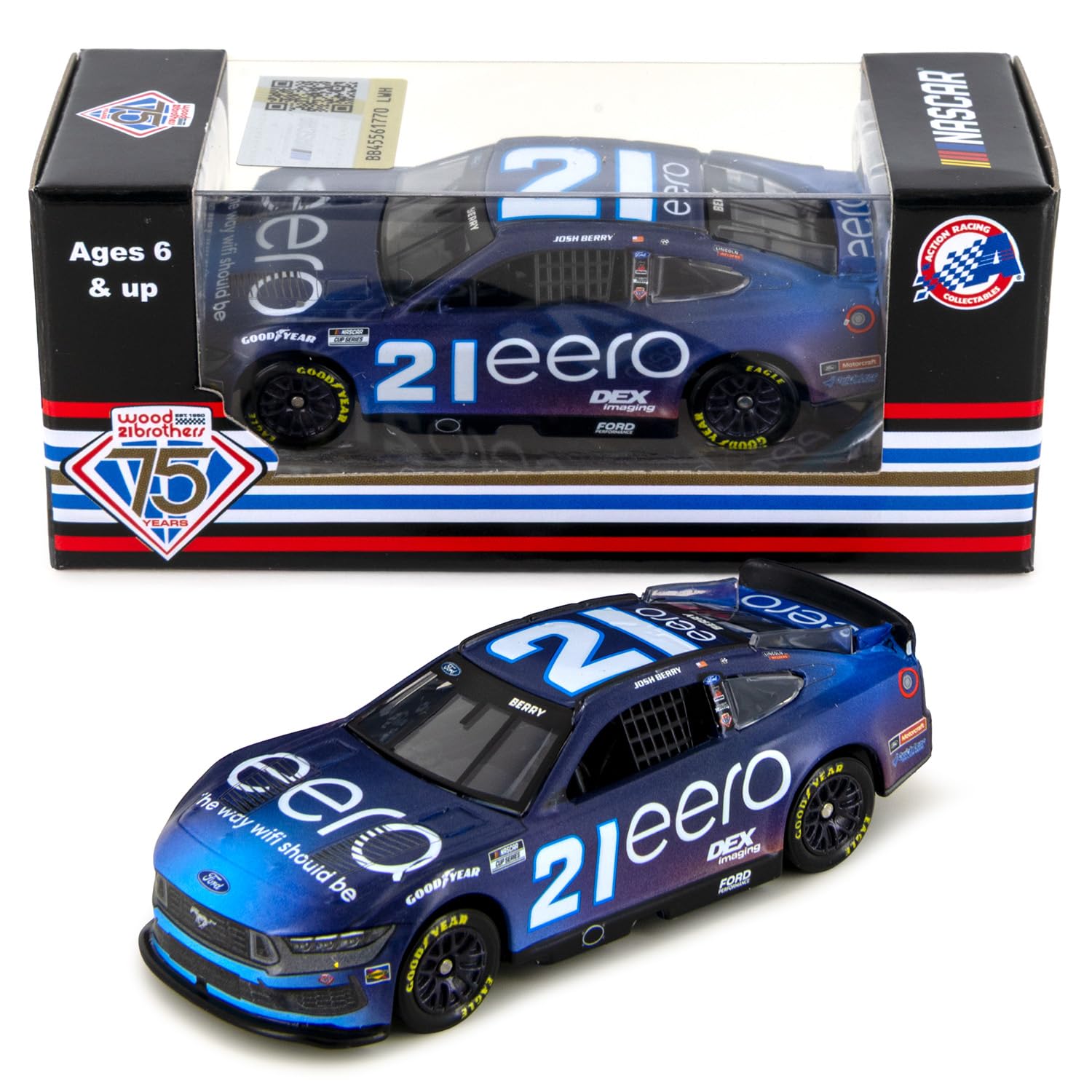 Josh Berry 2025 ero Standard ARC Diecast Car 1:64 Scale