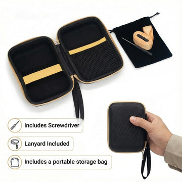 Hard Carrying Case for Bitzee & Bitzee Jurassic World Interactive Dinosaur Digital Pet, Protective Storage Case with Carabiner for Travel & Daily Use