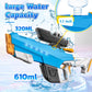 Electric Water Blaster for Adults Kids, Automatic Squirt Toy with with Light Up and Large Capacity, Comes with 2 Modular Batteries, 26-32 FT Range