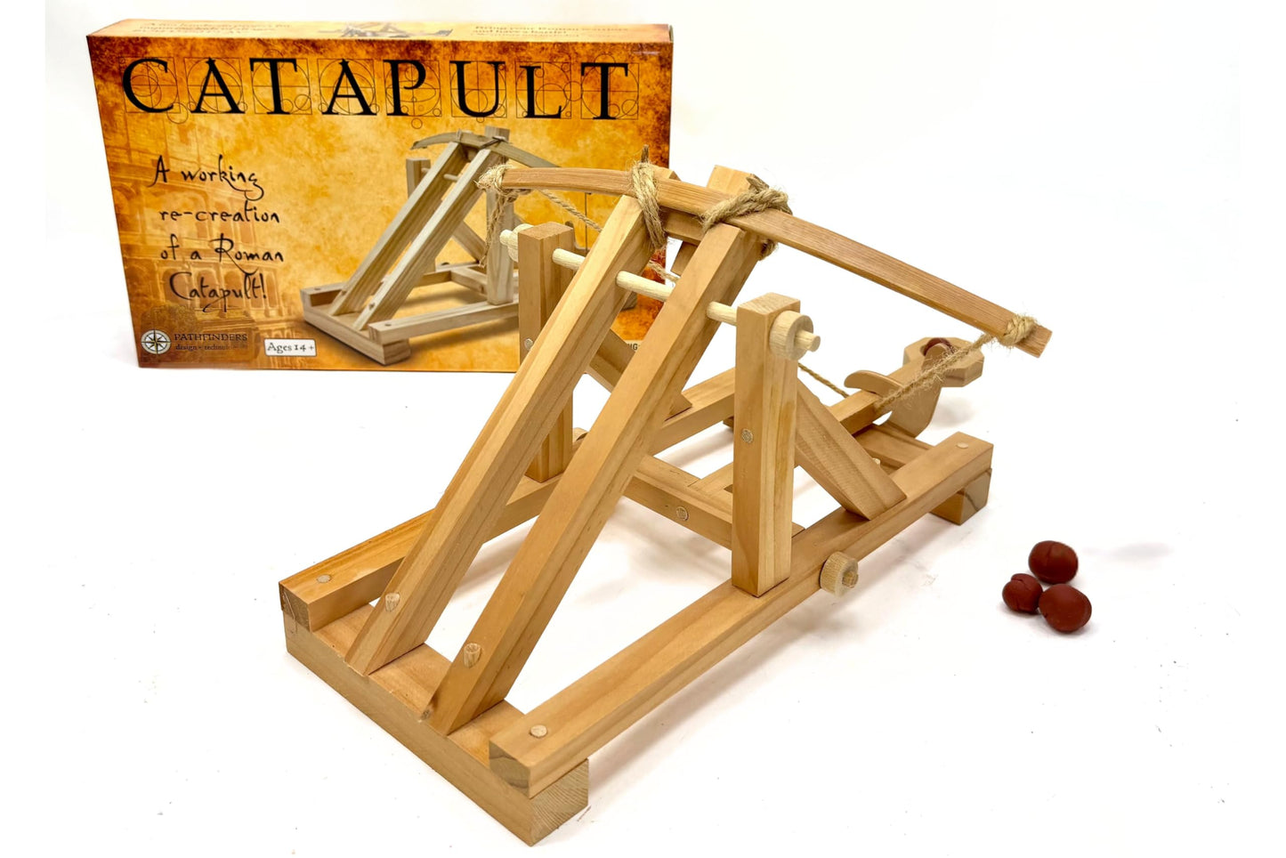 Pathfinders Stem Kits Roman Catapult STEM Educational Wooden Kit