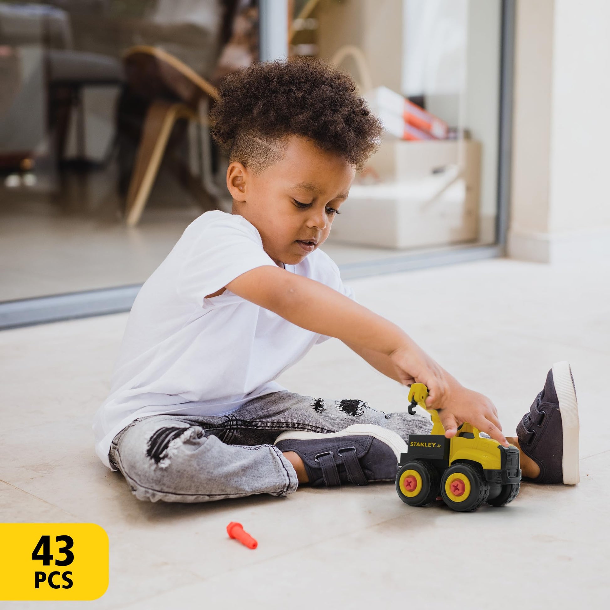 Stanley Jr. Red Toolbox Take Apart Dot 3 Piece Set