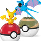 MEGA Pokémon Building Toys Set Pikachu & Zubat with 40 Pieces, 2 Poseable Characters and Poké Ball, 2 Inches Tall, for Kids