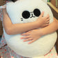 Uomieefy 16inch/40cm JJK Cute Cat Plush Pillow - Gojocat Plush Stuffed Pillow Anime Plushie Gift