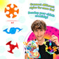 JA-RU Suction Cup Toys (2 Pack, 9pcs. Each) Suction Bath Toys for Kids | Fine Motor Skills Toys, Sensory Bin Filler | Travel Pack, Party Favors