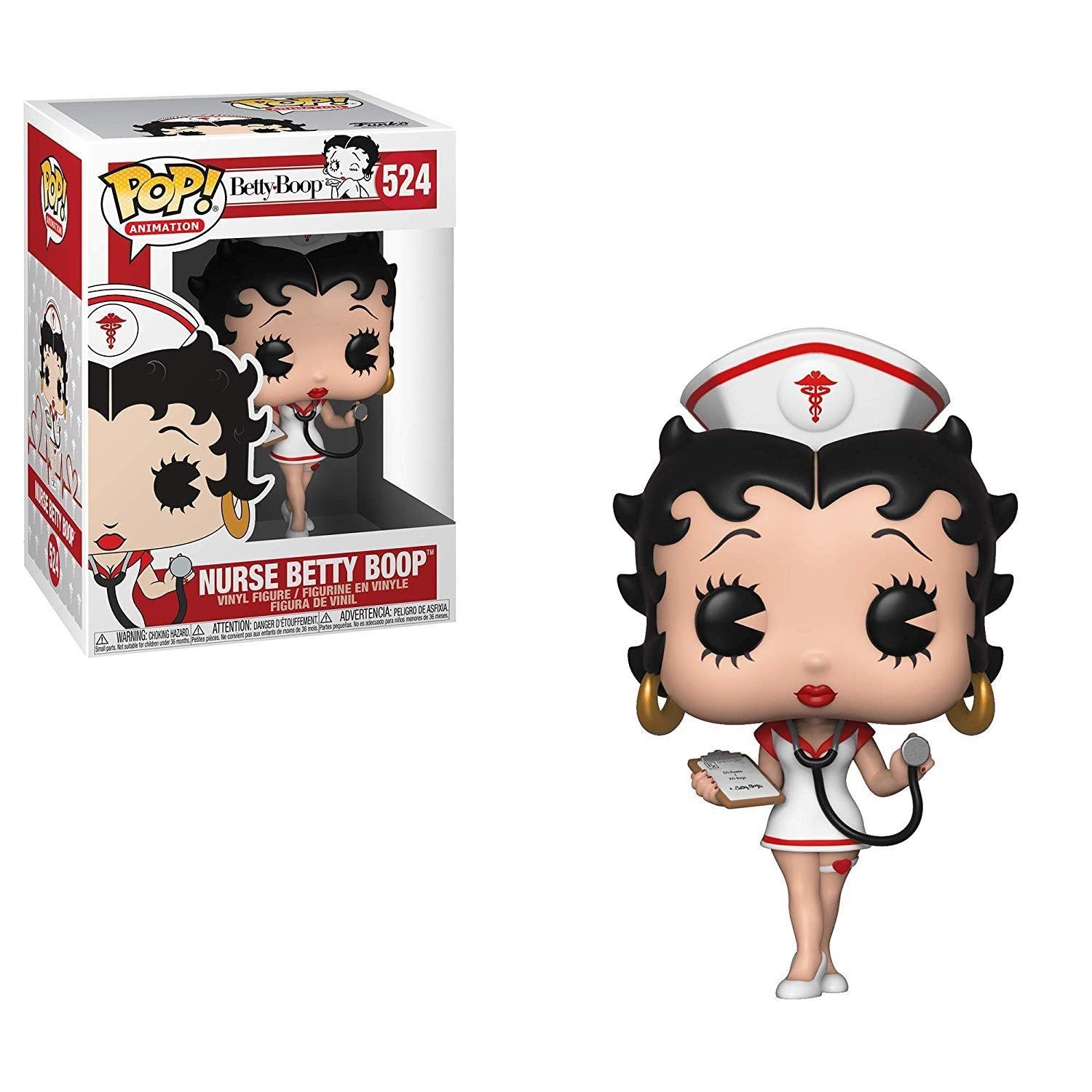 Funko Pop! Animation: Betty Boop - Nurse, Standard Toy, Multicolor