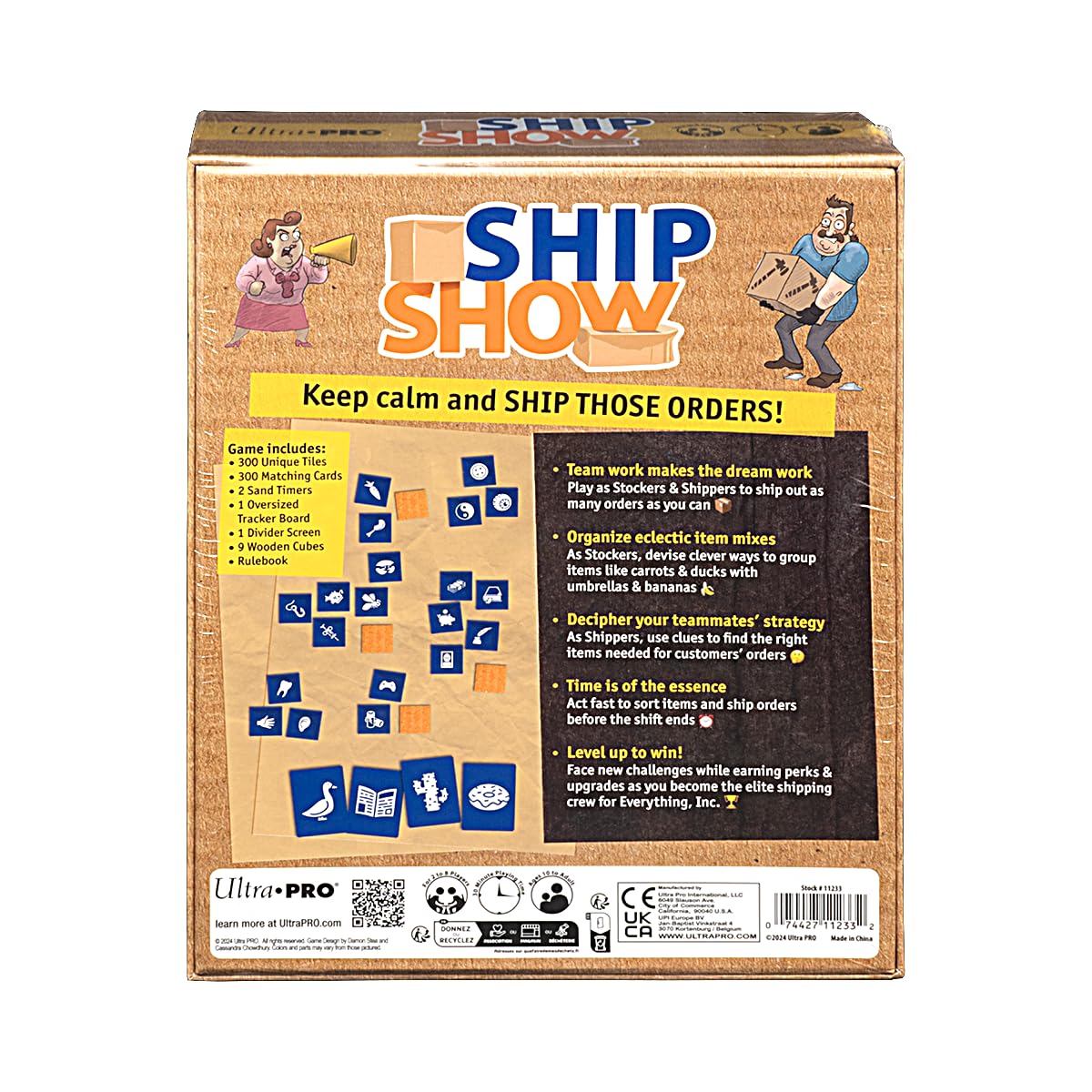 Ultra Pro - Ship Show!, The Cooperative Board Game, Group it, Guess it, Ship it! Fun Group Guessing Multiplayer Teamwork Game