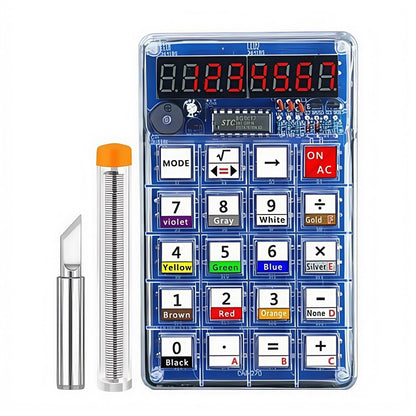 DIY Electronics Calculator Solder Practice Kit for STEM Classroom/Home