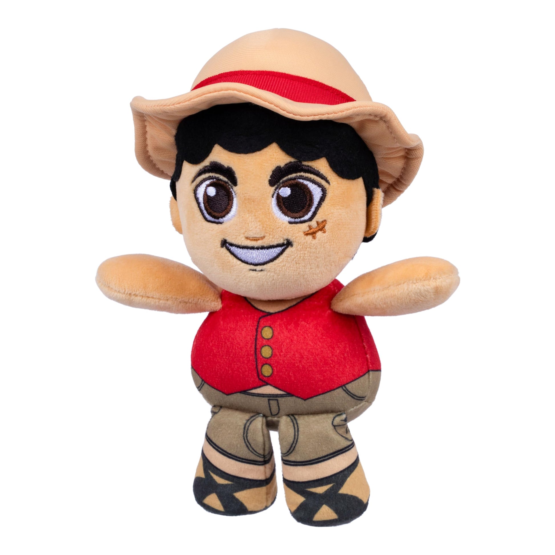 One Piece Single Plush Luffy, 8" (20 cm), Soft and Cuddly, Perfect for Snuggling, Displaying, or Collecting. 6 to Collect