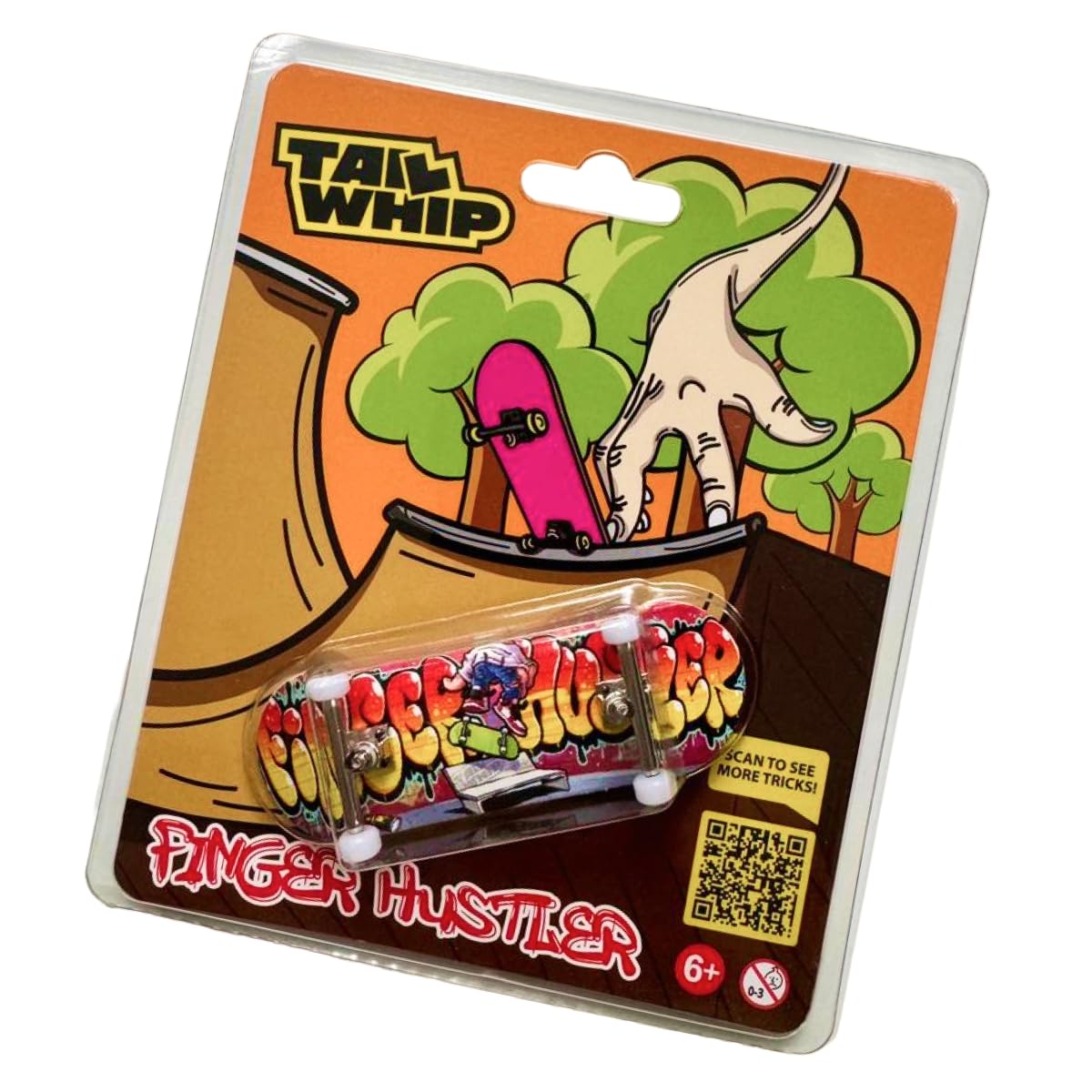 TAILWHIP Fingerboard pro Wood 32/34 mm pro Truck Lock Nuts, Bearing Wheel (Graffiti 33 mm)