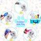 TEUVO Pet Care Play Set Doctor Kit for Kids, 16 Pcs Doctor Pretend Play Vet Dog Grooming Toys Puppy Dog Carrier Feeding Dog Backpack Gifts for Girls