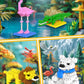 Kimiangel Party Favors for Kids, 12 Pack Mini Animals Building Blocks Sets for Goodie Bags, Prize Box Toys for Kids, Fillers, Prizes, Christmas