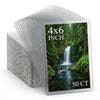 50ct 4x6 Toploaders - Ultra Durable Card Protectors for Postcard, Photos & Collectibles, Crystal Clear, Archival-Safe, Fits 4x6 Inch Sheet