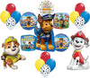 Paw Pups Chase Rubble Marshall on Patrol Birthday Party Supplies Balloons