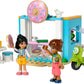 LEGO Friends Donut Shop 41723, Food Playset, Bakery Toy for Girls and Boys 4 Plus Years Old, Includes Liann and Leo Mini-Dolls and Toy Scooter, Small