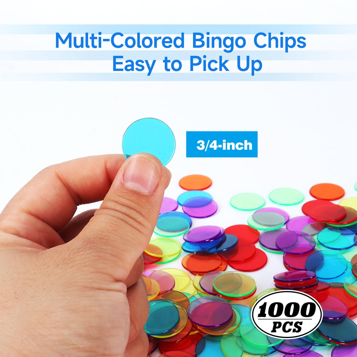 GSE Complete Bingo Game Set with 100 Cards, 1000 Chips, Calling Cards Deck