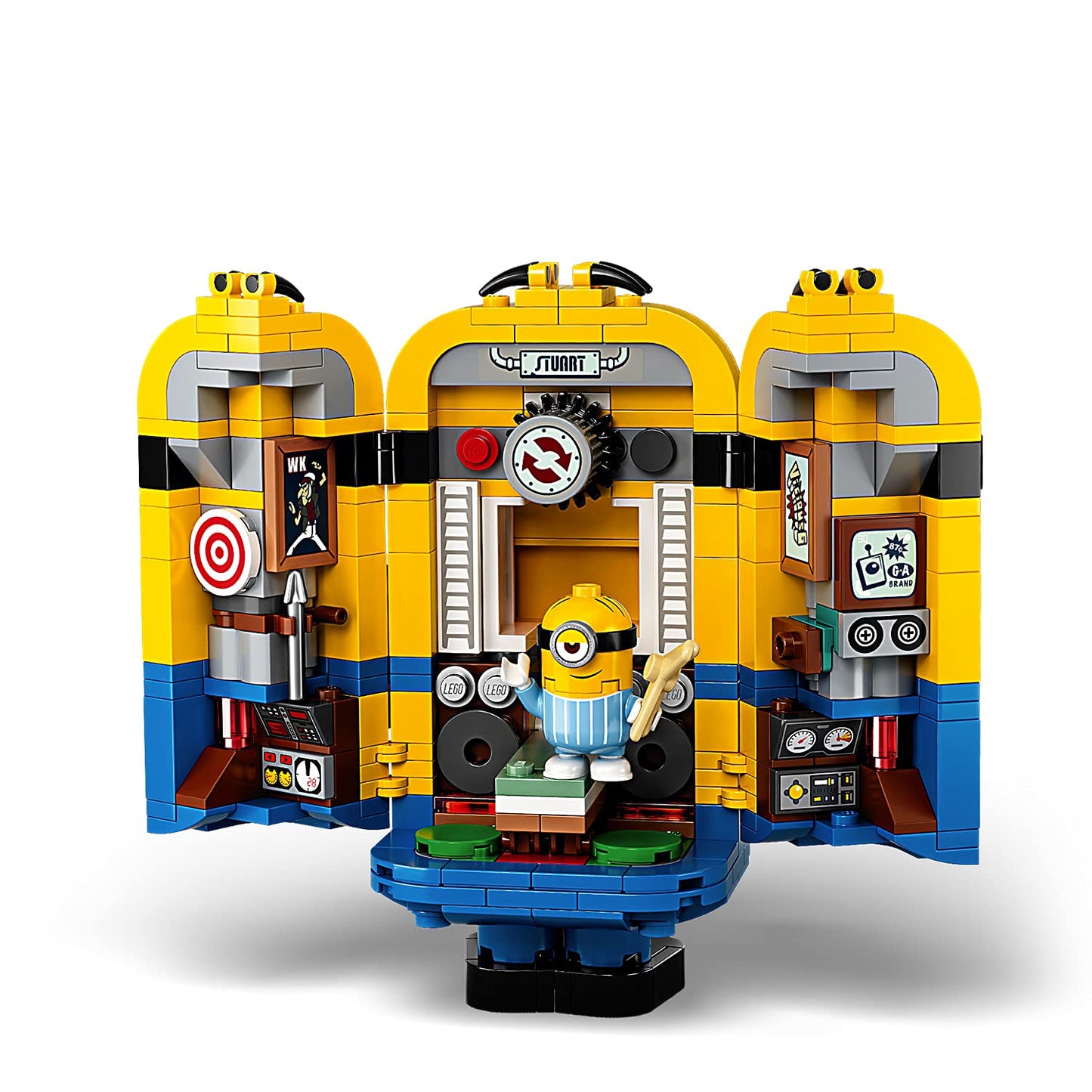 LEGO Minions: The Rise of Gru: Brick-Built Minions and Their Lair (75551) Building Set for Kids, Great Birthday Present for Kids Who Love Minions