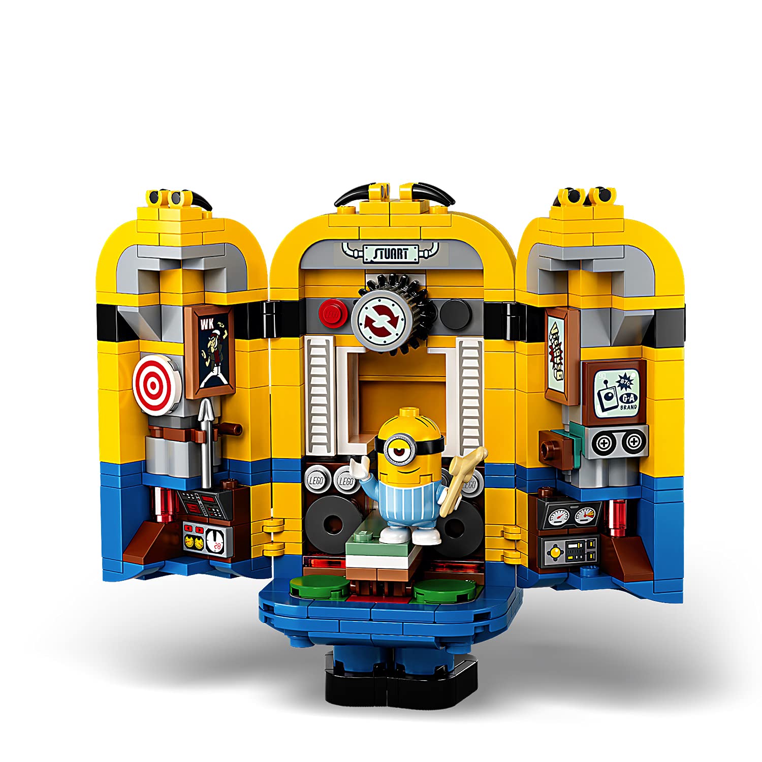 LEGO Minions: The Rise of Gru: Brick-Built Minions and Their Lair (75551) Building Set for Kids, Great Birthday Present for Kids Who Love Minions