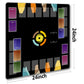 GuarditechProX Trading Card Game Playmat - 2-Player Trainer Mat with 37 Damage Counters and Professional Storage Bag (Style 1)