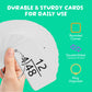 Star Right Math Flash Cards - Division Flash Cards - 156 Hole Punched Math Game Card - 2 Binder Rings - for Ages 8 and Up - 3rd, 4th, 5th and 6th