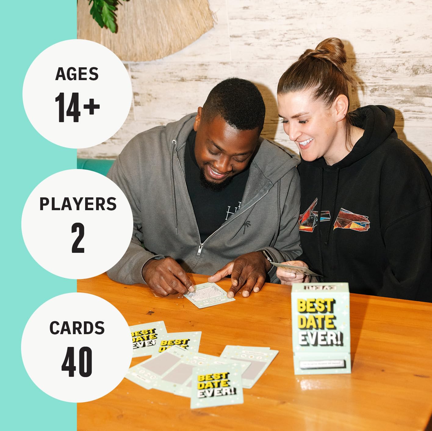 DSS Games Best Date Ever! [40 Surprise Scratch Off Dates for Couples, Couples Game Date Activity, 2 Player, Date Night Idea for Girlfriend, Boyfriend