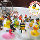 CelebriDucks Floating Rubber Ducks - Collectible Bath Toy Gift for Kids & Adults of All Ages (Le Tour de Duck)