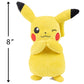 Pokemon 5" Poke Ball & 8" Eevee & Pikachu Plush 3-Pack - Officially Licensed - Let's Go Starters - Authentic Soft Stuffed Toy Figures & Pokeball