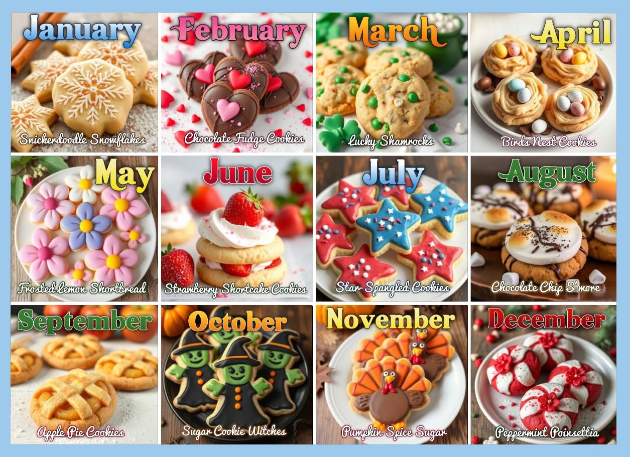 Monroe Lane Puzzles - Season of Cookies 1000-piece Jigsaw Puzzle
