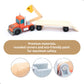 umu Construction Toy Cars 14 PCS Wooden Kids Mini Vehicles for Toddlers, Compatible to Thomas Train Toys Railway and Major Brands, Best for 3 to 5