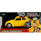 Jada Transformers 1:32 G1 Bumblebee Volkswagen Beetle Die-Cast Car, Toys for Kids and Adults