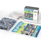 Boardwalk Seattle 500 Piece Jigsaw Puzzle Scenic City Washington Puzzles with Premium Box, Gift for Adults and Family 16"x20"